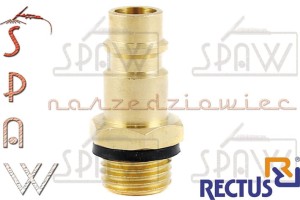 Wtyk szybkozłącza GZ 1/4" typ 26 RECTUS
