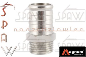 Wtyk króciec GZ 1/2" na wąż 19mm MAGNUM
