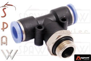 Trójnik typ T QUICK 1/4"GZ x 10 x 10mm