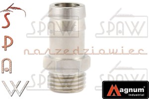 Wtyk króciec GZ 1/4" na wąż 12mm MAGNUM