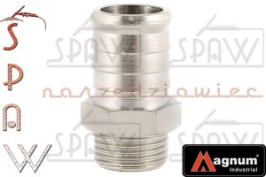 Wtyk króciec GZ 3/8" na wąż 16mm MAGNUM