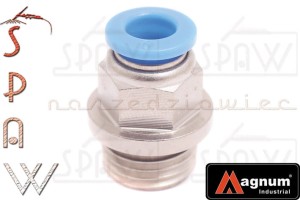 Złączka wtykowa prosta QUICK 1/4"GZ x 6mm