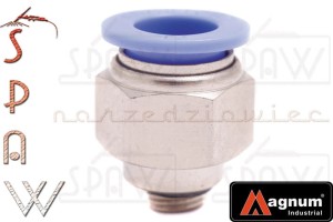 Złączka wtykowa prosta QUICK 1/8"GZ x 12mm