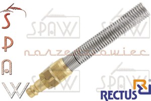 Wtyk szybkozłącza na wąż 12x9mm typ 26 RECTUS ze sprężyną