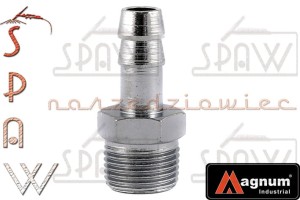 Wtyk króciec GZ 3/8" na wąż 8mm MAGNUM