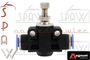 Zawór prosty wtykowy dławiąco-zwrotny 6mm