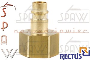 Wtyk szybkozłącza GW 1/2" typ 26 RECTUS