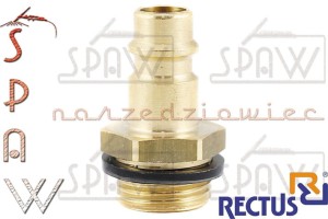 Wtyk szybkozłącza GZ 3/8" typ 26 RECTUS