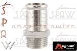 Wtyk króciec GZ 1/2" na wąż 19mm MAGNUM