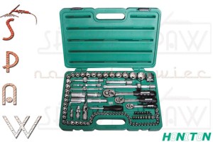 Zestaw kluczy nasadowych 1/2" 3/8" 1/4" HONITON 99szt H4399 HONIDRIVER