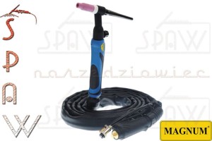Uchwyt TIG SR-26V 4m z zaworkiem (TIG Lift) wtyk 25 MAGNUM