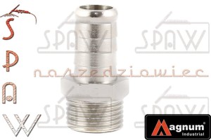 Wtyk króciec GZ 3/8" na wąż 14mm MAGNUM