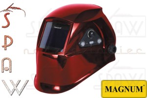 Magnum PROCOLOR czerwona przyłbica AUTOMATYCZNA
