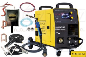 MIG 240 LCD DUAL PULS Synergia Magnum półautomat MIG/MAG