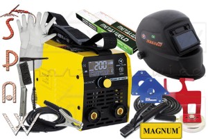 Power VIP 5000 LCD SYNERGIA Magnum zestaw STANDARD spawarka MMA inwerterowa
