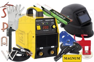 SNAKE 200 II W Magnum ZESTAW STANDARD spawarka MMA inwerterowa
