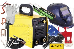 SNAKE 200 PS Magnum ZESTAW AUTO spawarka MMA inwerterowa
