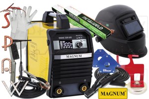 Snake 320 LED Magnum ZESTAW STD spawarka MMA inwerterowa 400V