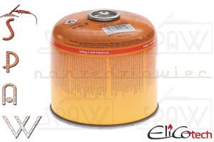 Nabój gazowy KARTUSZ Propan-Butan 600ml 300g 7/16" ELICOTECH szeroki