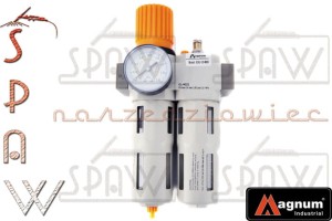 BLOK POWIETRZA 1/2" Magnum QC4010 typ BIAŁY : filtr powietrza, reduktor, naolejacz 