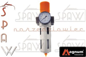 Filtr powietrza + reduktor 1/2" Magnum QFR4000 typ BIAŁY