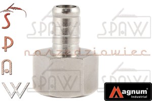 Wtyk króciec GW 1/2" na wąż 12mm MAGNUM