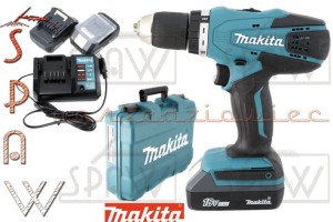 Makita DF457DWE 18V 2x1,3Ah Li-Ion wiertarko-wkrętarka AKU