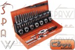 Gwintowniki i narzynki zestaw M3-M12 Richmann C9182 32 elementy