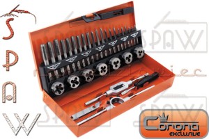 Gwintowniki i narzynki zestaw M3-M12 Richmann C9182 32 elementy