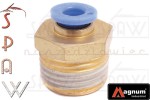 Złączka wtykowa prosta QUICK 1/2"GZ x 6mm
