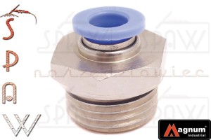 Złączka wtykowa prosta QUICK 1/2"GZ x 8mm