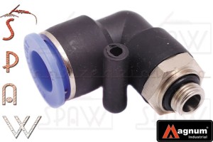 Kolano złączka kątowa QUICK 1/8"GZ x 12mm
