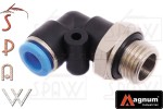 Kolano złączka kątowa QUICK 1/4"GZ x 6mm