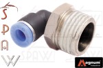 Kolano złączka kątowa QUICK 1/2"GZ x 6mm