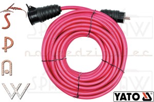 Przedłużacz 20 metrów 2,5mm2 YATO YT-8100