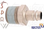 Wtyk szybkozłącza GZ 1/2" typ 27 RECTUS