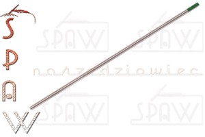 Elektroda TIG zielona ALUMINIUM 2.4 mm