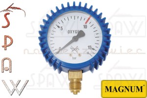 Manometr TLEN 63mm 16 bar gwint 1/4"