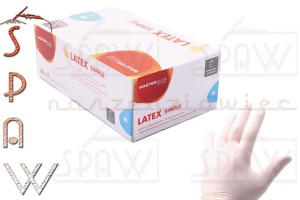 Rękawice diagnostyczne M 50 par LATEKSOWE