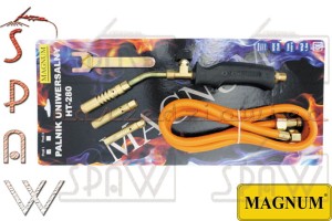 Palnik do opalania na propan Magnum HT-280 komplet z 3 dyszami