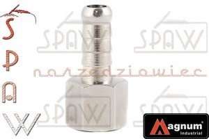 Wtyk króciec GW 1/4" na wąż 8mm MAGNUM
