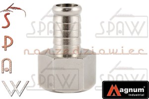 Wtyk króciec GW 1/2" na wąż 14mm MAGNUM