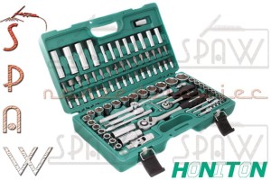 Zestaw kluczy nasadowych 1/2" 1/4" HONITON 94szt H4056