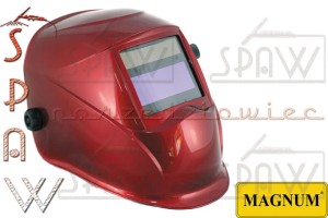 Magnum POS-T Nova czerwona Automatyczna przyłbica spawalnicza