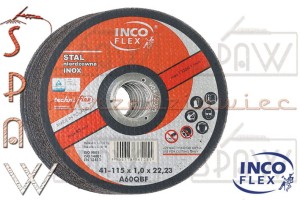 Tarcza do cięcia INOX 115/1.0 mm - 10szt